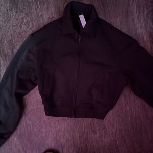 lululemon athletica Black Bomber Jacket